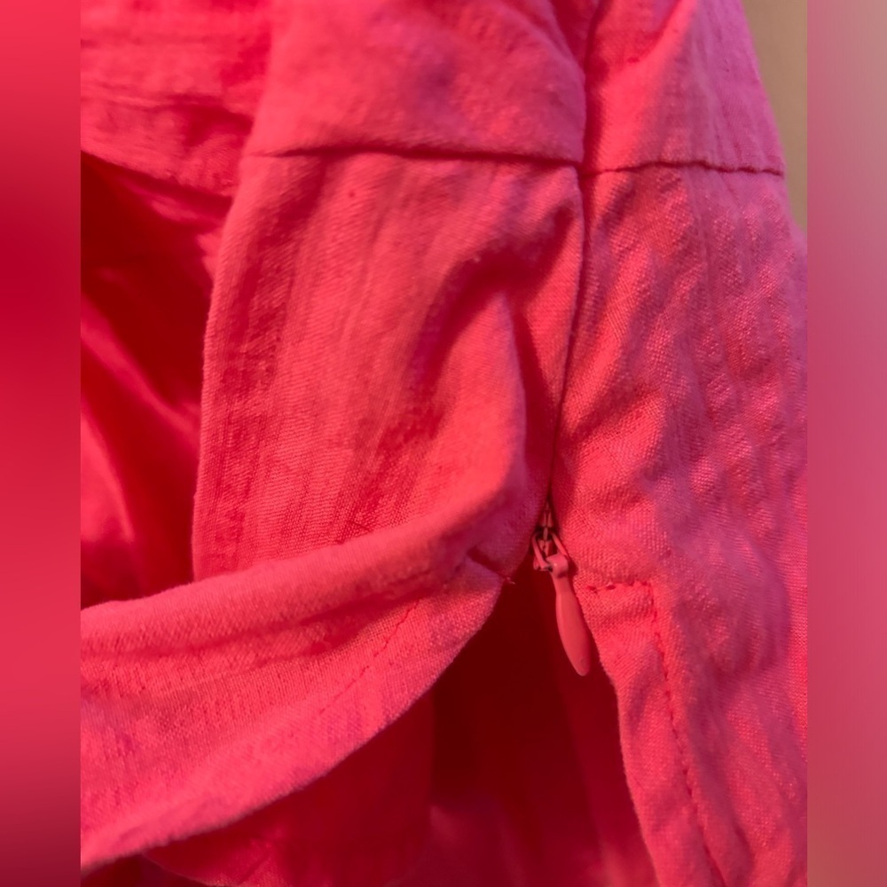 NWT 16 Tracy Reese Anthropologie pink surplice puff-sleeve ruffle Effortless - Picture 6 of 8